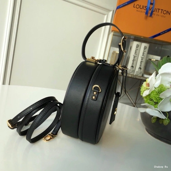 Louis BOITE CHAPEAU Alligator PETITE Vuitton With Leather 0821